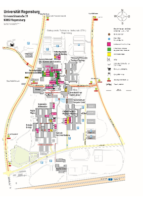 Campusplan Regensburg